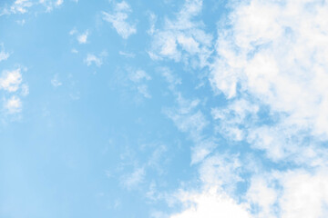 Blue sky with white clouds for 