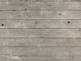 Obraz premium Texture of thin old boards with knots.