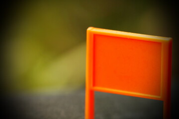 Miniature billboard scene represent media and advertising concept related idea.