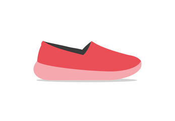 sneaker symbol sign flat icon. Vector Illustration.
