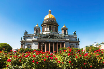 Saint Isaac Cathedral in Saint Petersburg, Russia.