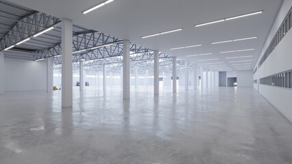 Industrial Warehouse Interior 2b