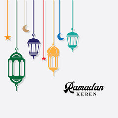 Islamic ramadan and mosque vector logo