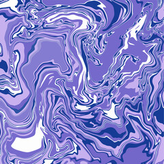 Liquid art texture. Abstract background with swirling paint effect. Painting with liquid acrylic that pours and splashes. Mixed paints for an interior poster. fmolete, white, blue iridescent colors