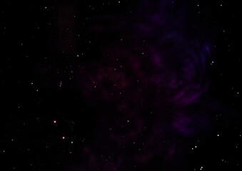 Small part of an infinite star field.