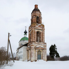 Orthodox church in the process of restoration
