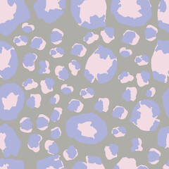 Leopard Print Seamless Vector Design. Glamour Animal Skin Fashion Pattern. Elegant