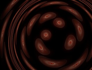 Imaginatory fractal background generated Image