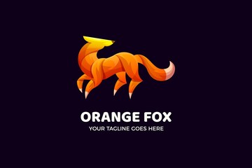 Fox Luxury Logo Template