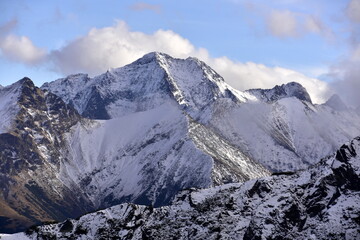 The Tatras, mountains, trail conditions, winter in the Tatra National Park, Poland - obrazy, fototapety, plakaty