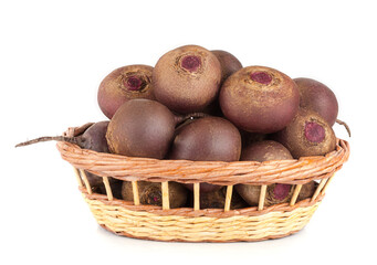Beetroots isolated on a white background