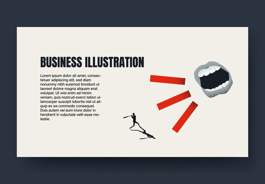Business Struggle Blog Post Layout