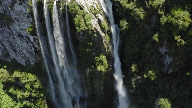 AEREA DRONE IMAGE IN CANYONS APARADOS SERRA SANTA CATARINA ITAIMBEZINHO