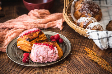 Fresh Bakery Selection of Gourmet Breakfast Pastries