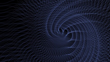 3d render background pattern of lines abstract swirling