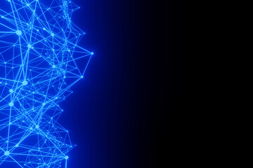 Blue Plexus Background