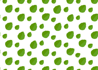 Leaves. Summer. Geometric seamless pattern for design.