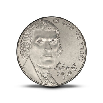 USA 5 Cents, 2019 Jefferson Nickel