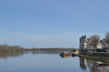 Obraz premium Château de Montsoreau et Loire
