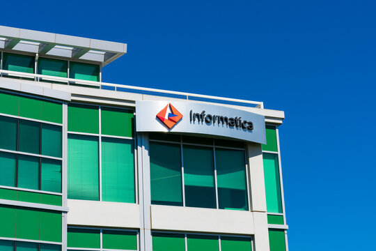Informatica headquarters a software development company campus facade in Silicon Valley, high-tech hub of San Francisco Bay Area - Redwood City, California, USA - 2019