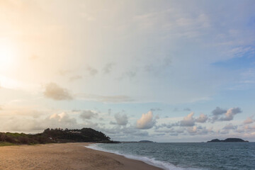 rainbow over the sea