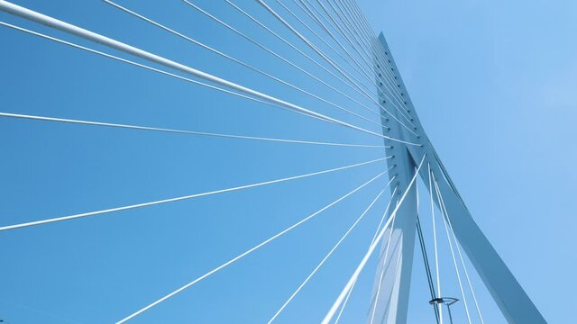 Bridge in Rotterdam city centre, Erasmusbrug, the Netherlands