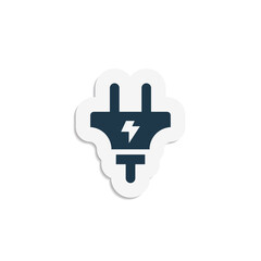 Obraz premium Power Plug - Sticker
