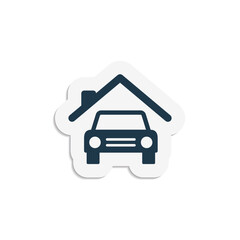 Car Garage - Sticker