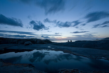 Tramonto nell'Arcipelago di La Maddalena