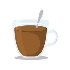 Isolated espresso coffee cup - Vector illustration design