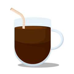 Isolated espresso coffee cup - Vector illustration design