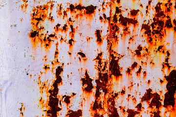 Metal texture with scratches and cracks which can be used as a background