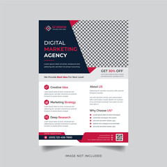 Online Digital Marketing Agency corporate business social media banner square flyer template editable web banner Post Promotion Stories Ads