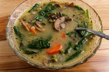 Mushroom Wild Rice Soup