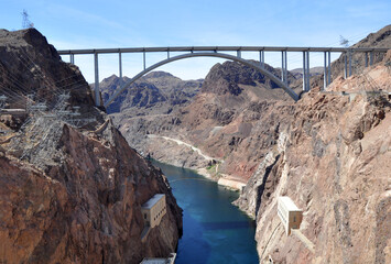 Hoover Dam and Lake Mead, Boulder City, NV.