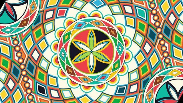 Najdi style rotating pattern
