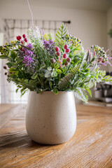 Wild flowers on the table