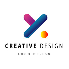 Abstract Initial Letter X Logo. Blue Geometric Arrow Shape Origami Style isolated on White Background. Usable for Business and Technology Logos. Flat Vector Logo Design Template Element