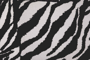 Fototapeta na wymiar Zebra skin texture fabric detail