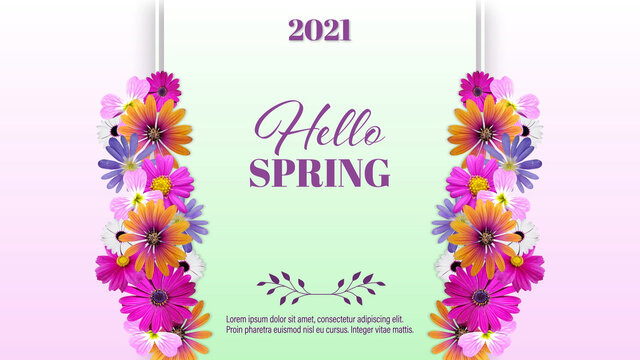 Floral Spring Time Titles