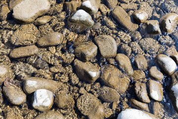 pebbles on the beach