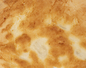 baked pita bread texture, full frame