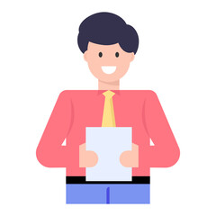 
A premium download vector of business worker 

