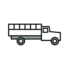 Illustration Vector graphic of  Truck icon 