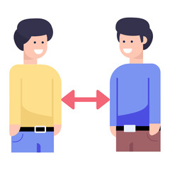 
Office Discussion Flat Icons collection

