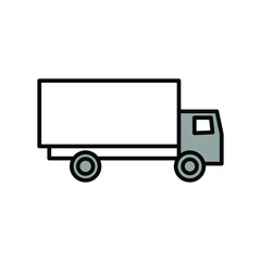 Illustration Vector graphic of  Truck icon 