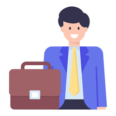 Obraz premium A perfect design vector of office employee