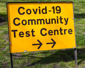 Fototapeta premium Covid-19 Community Test Centre in London
