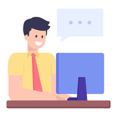 
Business negotiation flat vector design, easy to use and editable 

