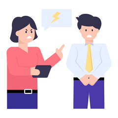 
Business negotiation flat vector design, easy to use and editable 

